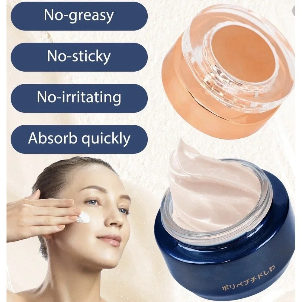 Qingling Polypeptide Anti-Wrinkle Facial Cream Squalane Collagen Niacinamide 50g